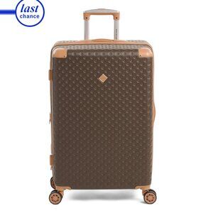 MAX STUDIO Chocolate 29in Tufted Hardside Spinner